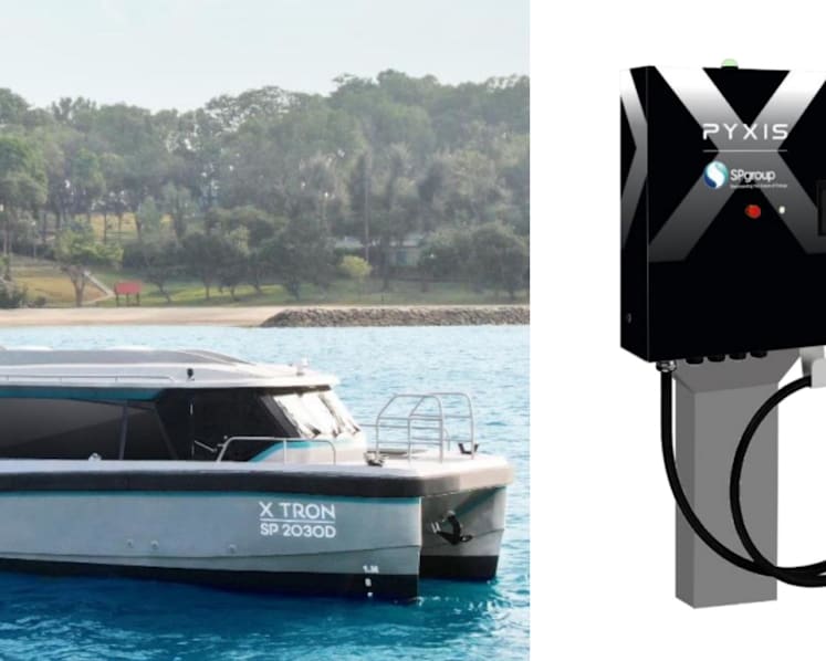Decarbonisation options for Singapore's maritime industry as electric harbour craft charging point trial starts
