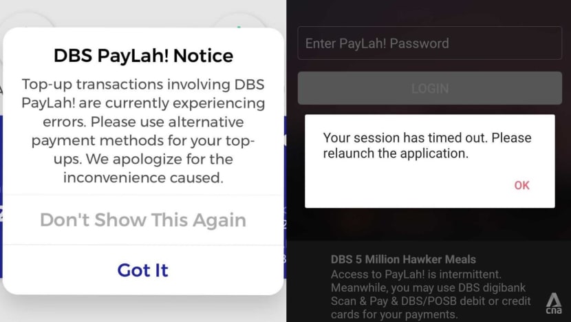 DBS PayLah! services back to normal after users report login issues DBS PayLah! services back to normal after users report login issues
