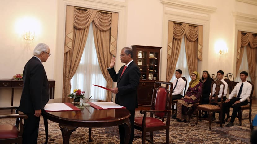 Mr Masagos Zulkifli sworn-in as a full minister