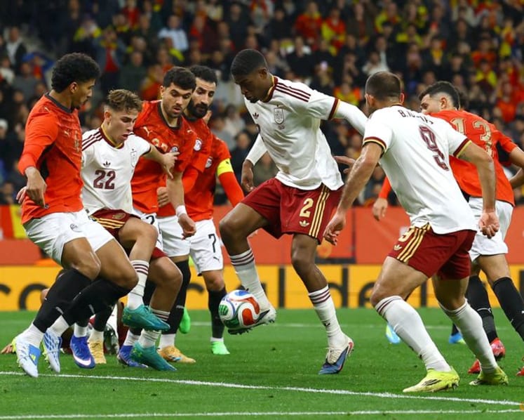 Toothless Spain held to 0-0 draw by Egypt in friendly