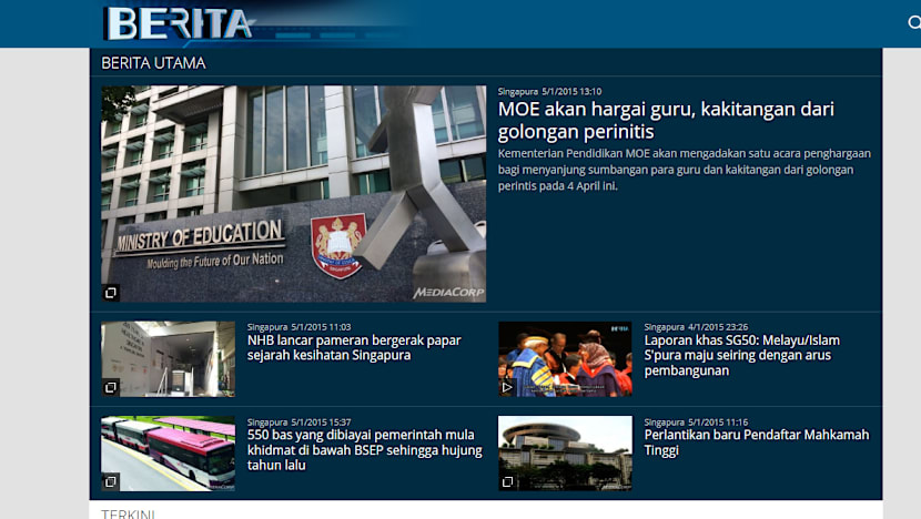 Mediacorp’s Malay and Tamil news and current affairs go online