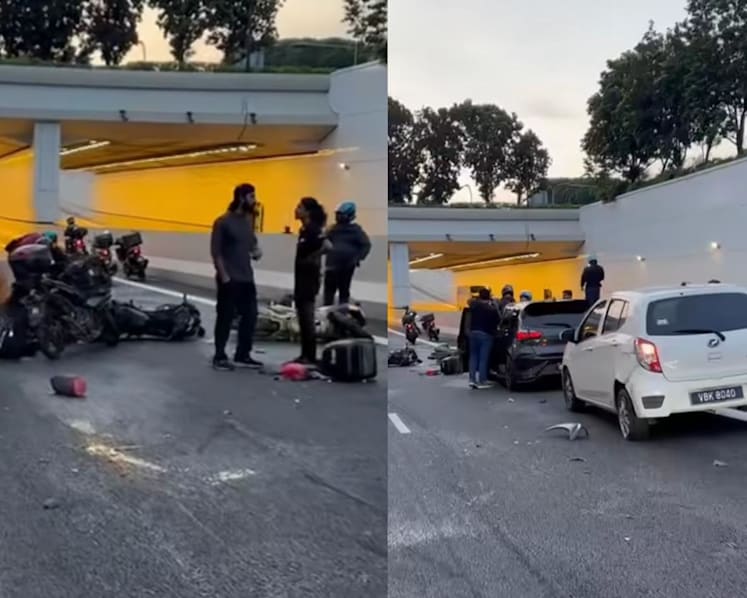 3 people taken to hospital after crash involving cars and motorcycles on AYE