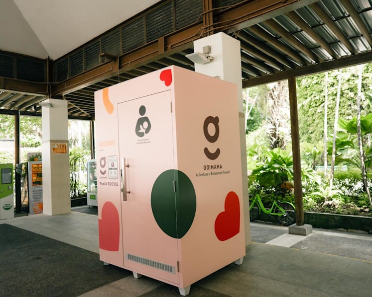5 lactation pods set up across Sentosa in trial