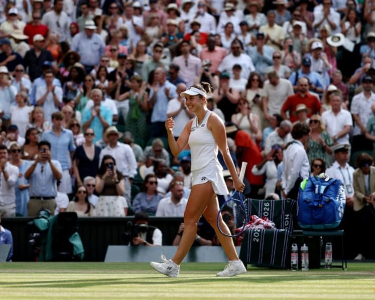 Noskova downs Kostyuk to set up all-Czech Wimbledon final