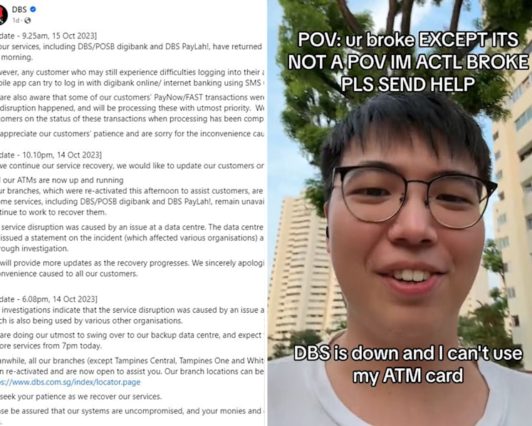 #trending: DBS and Citibank disruptions spark outrage and jokes, but also serious discussion from netizens