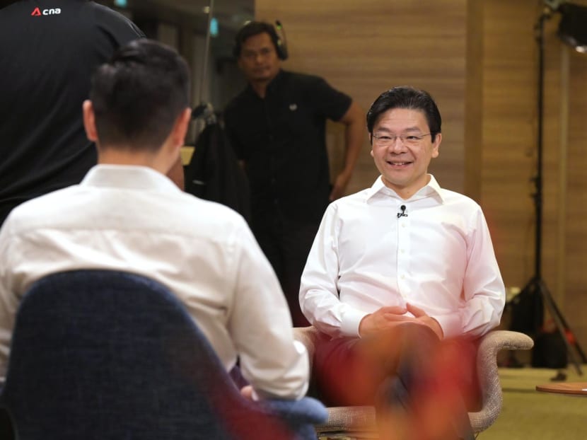 DPM Lawrence Wong speaking to the media on May 10, 2024. 