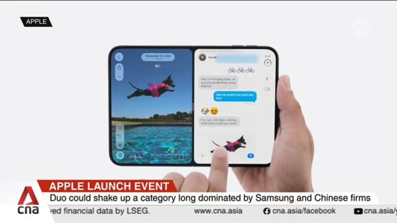 Apple unveils its first foldable iPhone