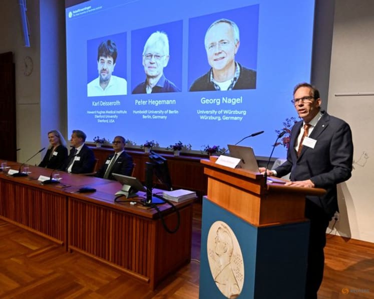Medicine Nobel goes to US-German trio for pioneering light-based control of cells