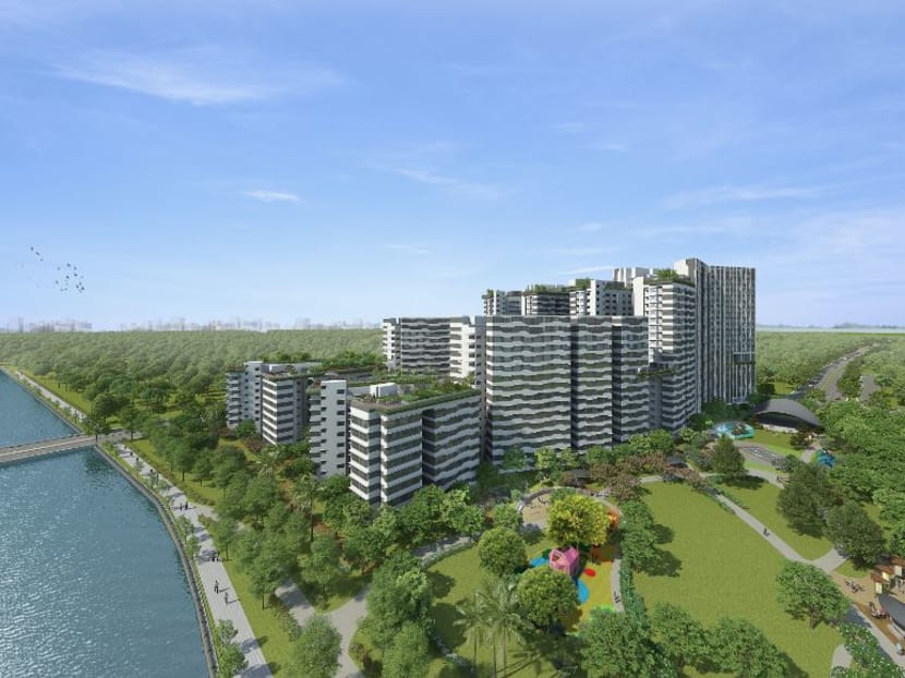 Punggol Point Cove, developed along the North-eastern shoreline, will feature five residential blocks with 1,172 units in total that are designed to “step down towards the promenade, so as to maximise the views towards the sea”.