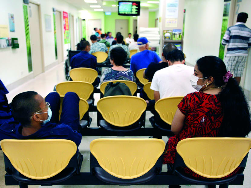 People wait to see a doctor at an Accident and Emergency unit. FIle photo: Reuters