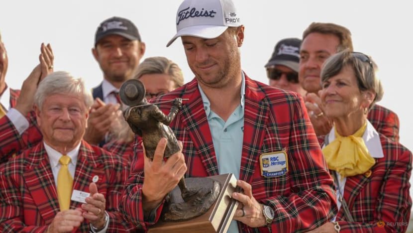 Justin Thomas wins RBC Heritage in playoff to end drought