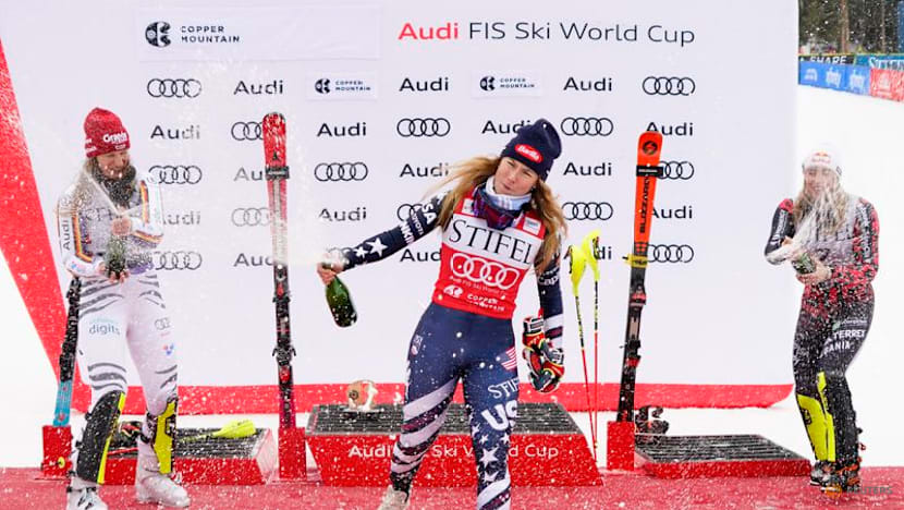 Shiffrin dazzles with 104th World Cup win at Copper Mountain slalom
