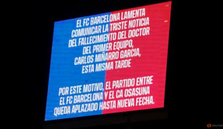 Perlawanan Barcelona, Osasuna ditangguh berikutan kematian doktor pasukan