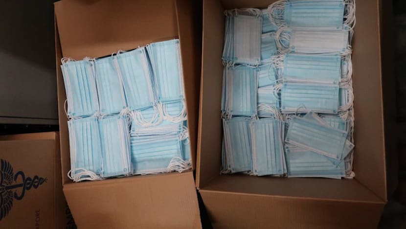 HSA finds illegal mask-making, repackaging facility in Ubi; more than 80,000 masks seized