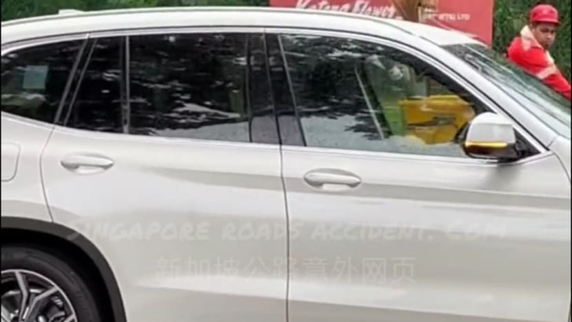 Cyclist, 31, taken conscious to hospital after accident in Bedok involving BMW car 