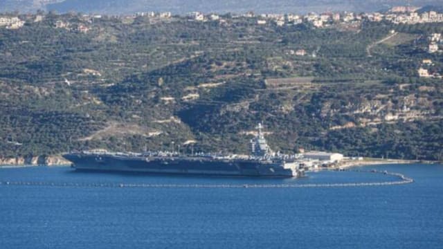美伊在瑞士谈判之际  美军最大航母赴中东