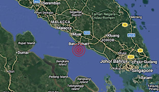 Weak 3.3-magnitude earthquake hits waters off Johor 