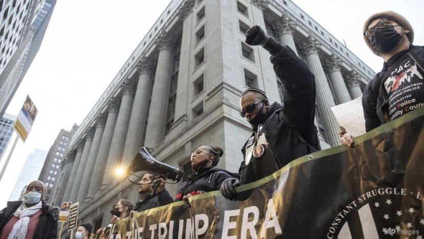 Hundreds protest Rittenhouse acquittal across US Hundreds protest Rittenhouse acquittal across US