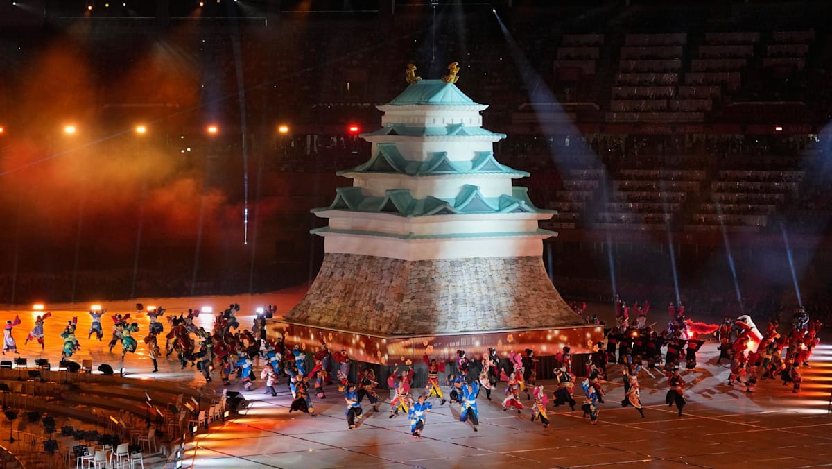 Asian Games open in Nagoya with celebration of solidarity and Japanese culture