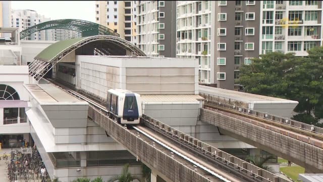 盛港轻轨已经全面恢复正常运作