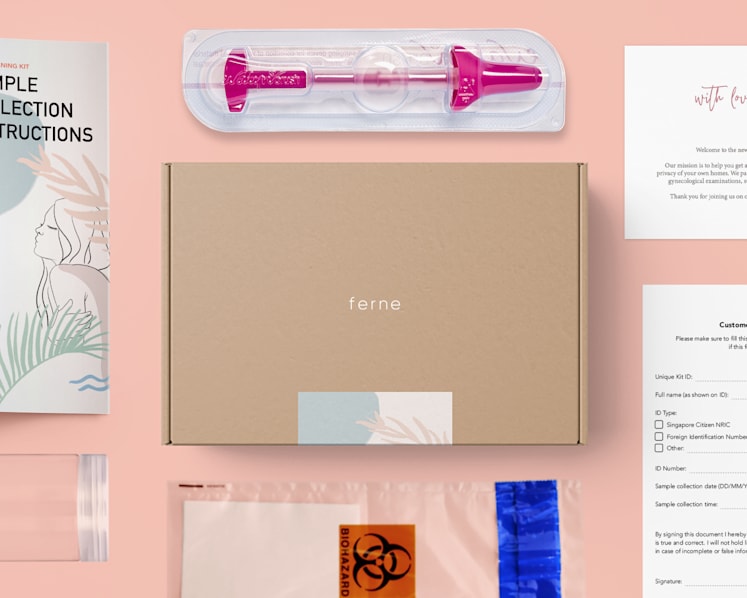 I used a home screening kit for cervical cancer and this was how it went