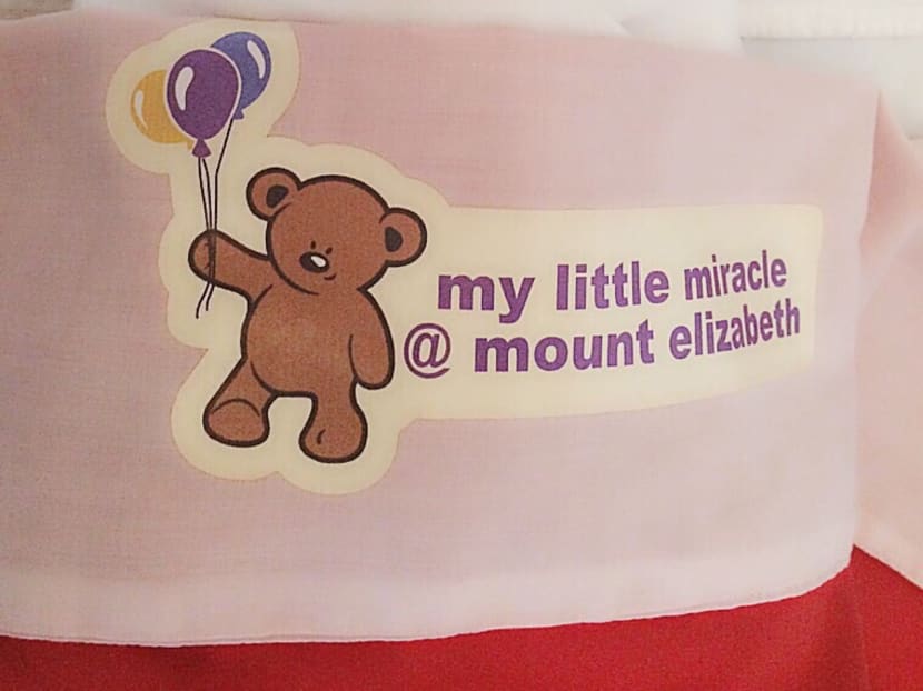 Yvonne Lim and Alex Tien welcome Alex Junior, born Dec 27. Photo: MediaCorp Artiste Management