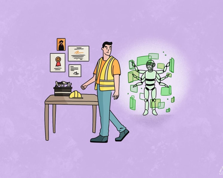 Blue-collar jobs gain appeal as AI disrupts office work, but it's not the easy way out you think it is