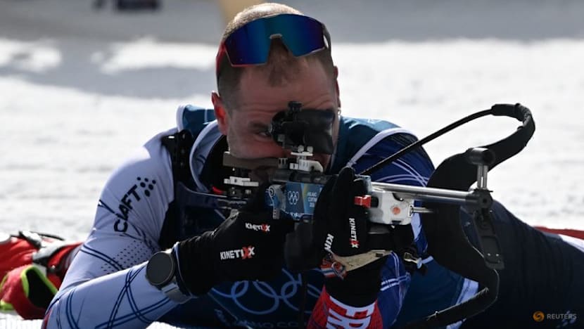 Biathlon-No regrets for France's Jacquelin despite podium near miss
