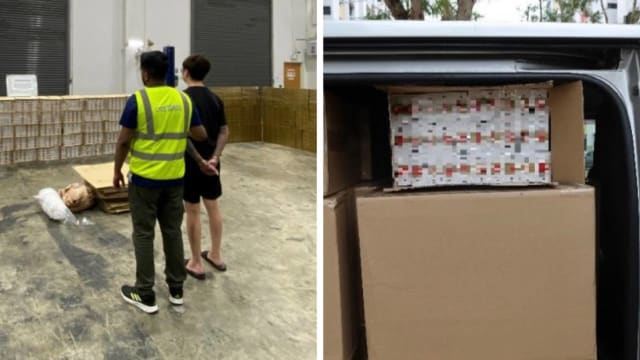 关税局逮捕一名本地男子 起获2900条漏税香烟