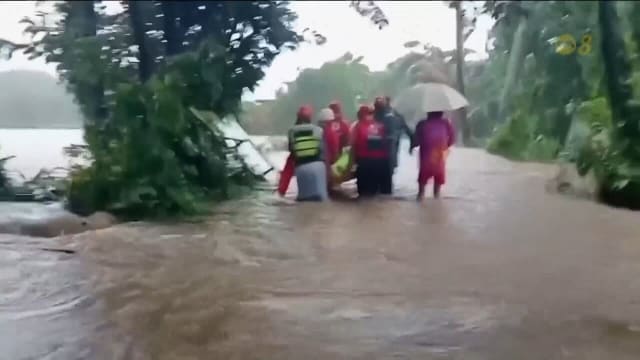 热带风暴潭美在菲律宾带来连夜狂风暴雨 至少一死七人失踪