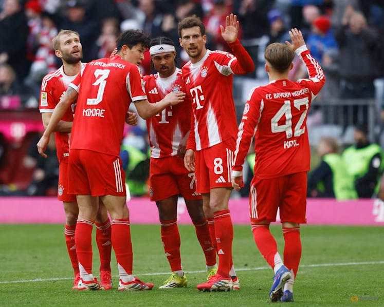 Bayern cruise past Union Berlin 4-0 to extend lead at top