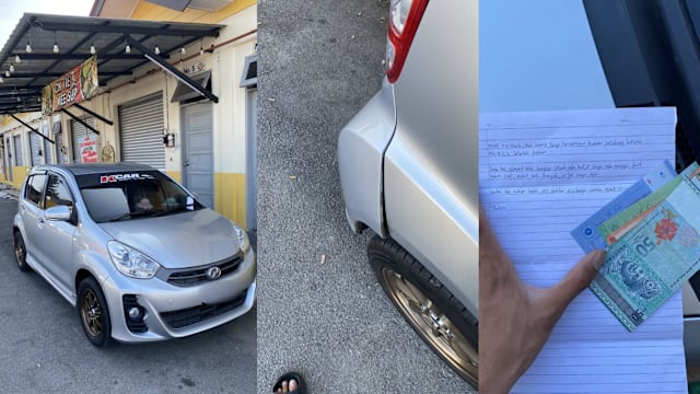 马国相依为命婆孙撞车留现金赔罪 车主退款还捐助对方