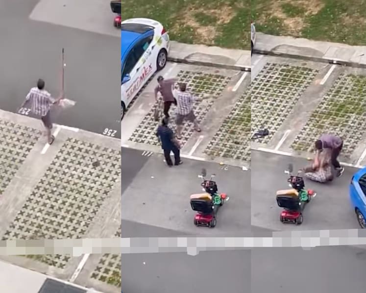 2 men trade blows at open air car park in Hougang; police investigating