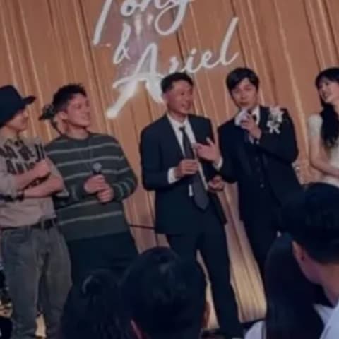 5566合体不再缺王少伟！孙协志婚宴上脱口“惨了” 全场笑翻