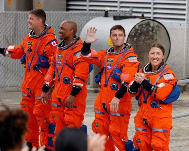 NASA counts down for first crewed lunar mission in half a century