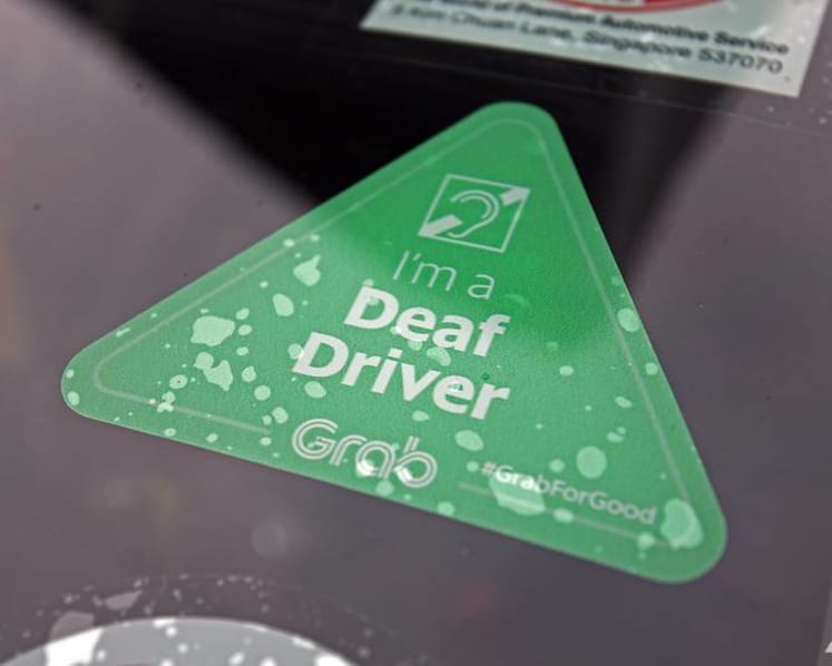 Deaf Grab drivers: 'They can do everything but hear'