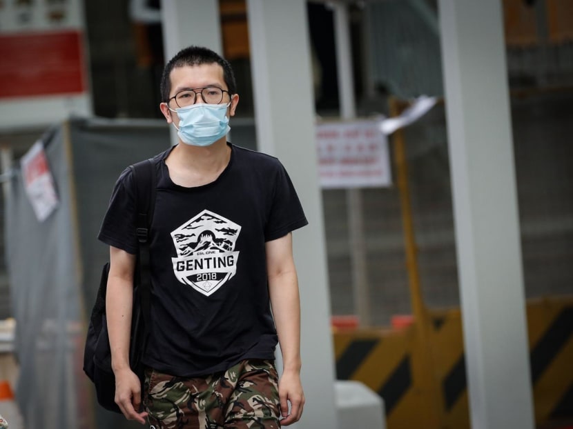 Charles Yeo arriving at the State Courts on Jan 19, 2022.