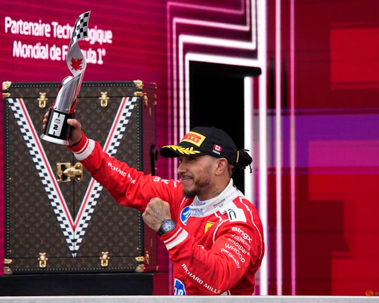 Hamilton unlocks Ferrari magic with Montreal breakthrough