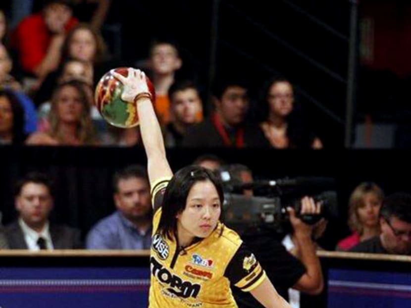 Jazreel Tan was the only amateur among the top five competitors. Photo: Singapore Bowling Federation