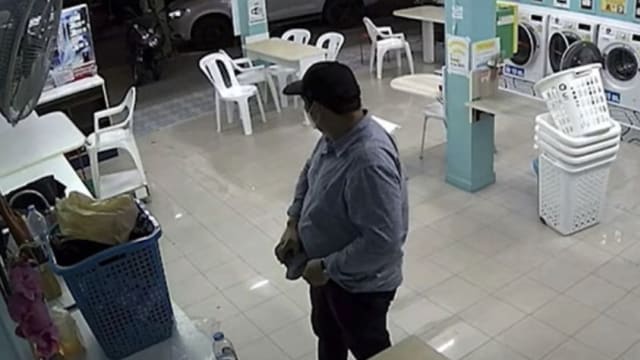 闯洗衣店偷女子内裤 泰男折返留信留钱求原谅