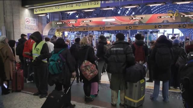 冬奥会开幕在即 米兰铁路工人罢工一天