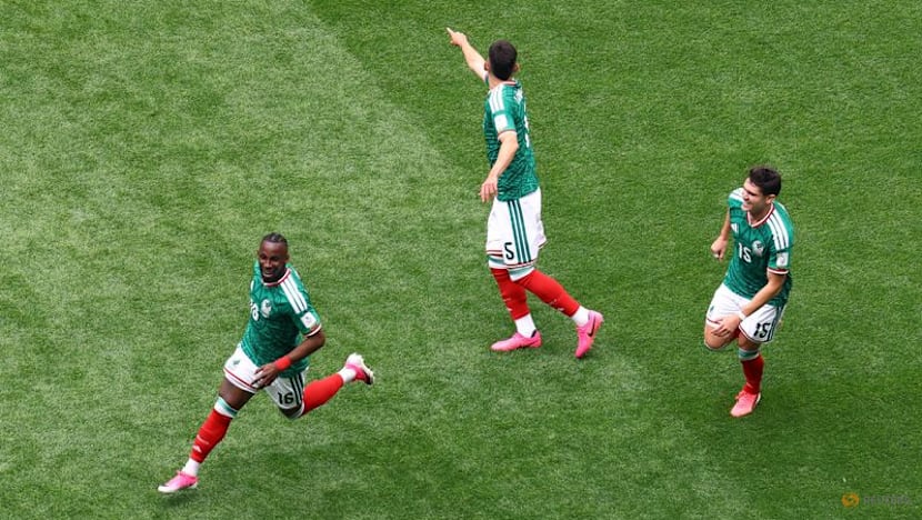 Mexico get World Cup party started with 2-0 win over nine-man South Africa