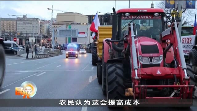 因不满欧盟绿色协议 欧洲农民示威