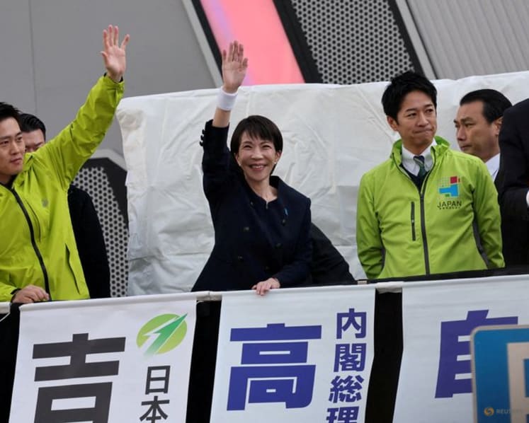 Japan PM Takaichi's party seen gaining lower house majority in election, Nikkei poll shows