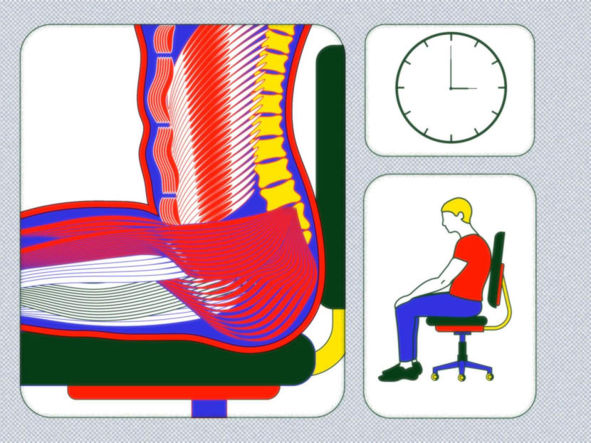 Sitting all day at your desk in the office can cause dead butt syndrome