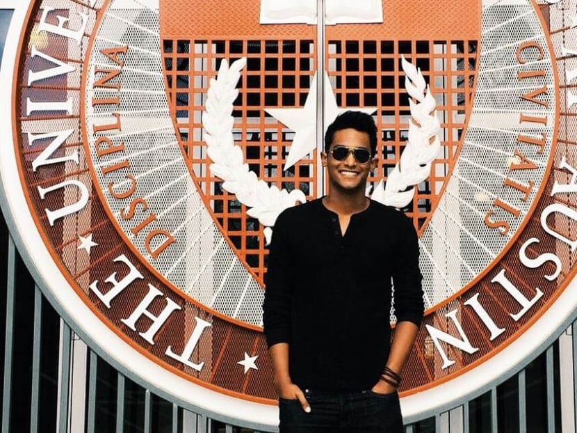 Mr Joshua Champion (pictured) said he feels anxious about his return to the University of Texas at Austin in the United States given the Covid-19 situation there.