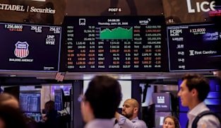 World stocks edge lower as tech selloff drags markets