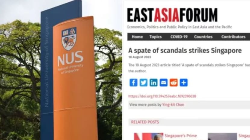 Kakitangan NUS diingatkan supaya jangan langgar undang-undang apabila suarakan pandangan 