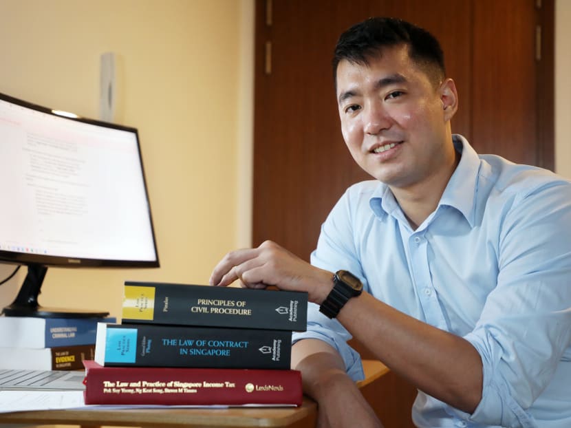 The author said when he learned a day after his 28th birthday that he was accepted into law school, he cried.