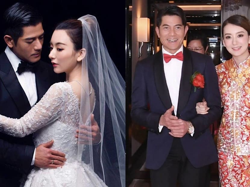 Aaron Kwok's Reportedly Pregnant Wife Moka Fang Shows Off Her 39kg Weight